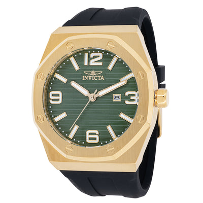 INVICTA Men's Huracan Classic 48mm Gold / Green Watch
