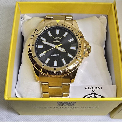**R1.00 Auction**Invicta Men's Classic Clean Gold Tone Watch