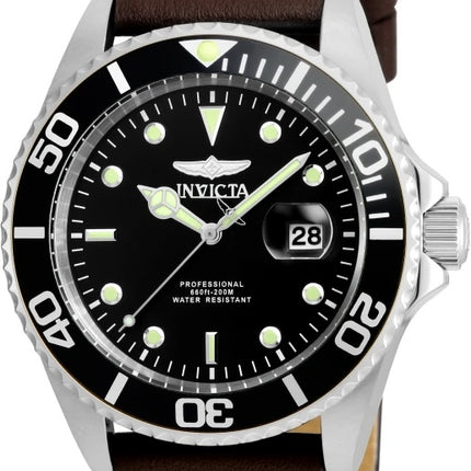 Invicta Pro Diver Men's 43mm Leather Limited Edition Watch Diver