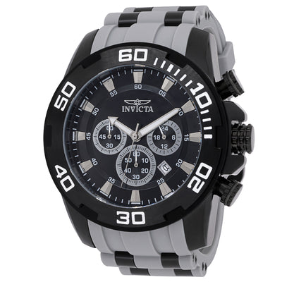 INVICTA Men's Pro Diver Elite 50mm Chronograph Black / Grey Watch