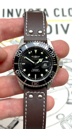 Invicta Pro Diver Men's 43mm Leather Limited Edition Watch Diver