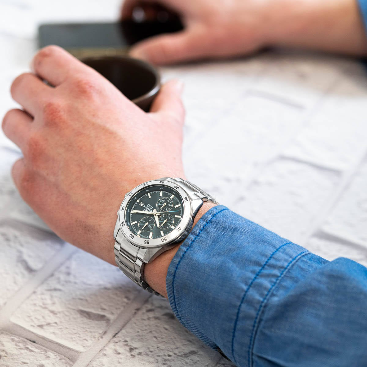 CASIO Men's Edifice Steel Chronograph Watch EFR-526D-2AVUEF