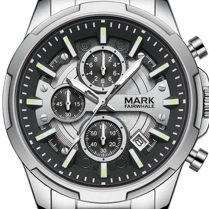 Mark Fairwhale FW-5028 STENTOR - Stainless Steel Chronograph - Luxury Men’s Watch