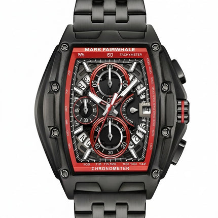 Mark Fairwhale  FW-5080 TONIXORA - Men’s Luxury Chronograph Watch with Stainless Steel Strap