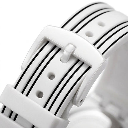 Mark Fairwhale FW-5110 2D SKETCH Watch - Minimalist Black & White Design