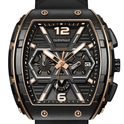 Mark Fairwhale FW-5560 CLIREDOX Vintage Tonneau Watch - Chronograph Watch
