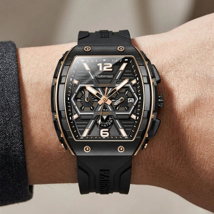 Mark Fairwhale FW-5560 CLIREDOX Vintage Tonneau Watch - Chronograph Watch