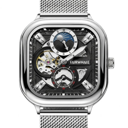 Mark Fairwhale FW-6290 ANERION - Men’s Moon Phase Automatic Watch - Celestial Timepiece