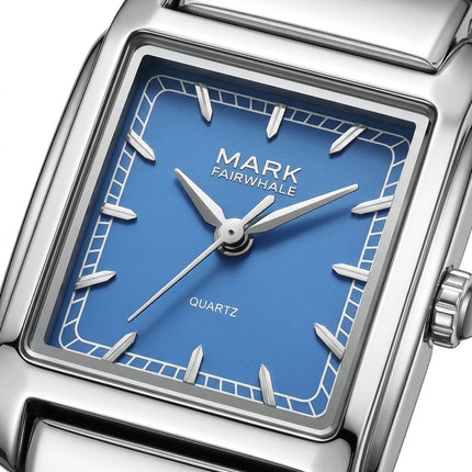 MARK FAIRWHALE Lady FW-3001 Fashion Quartz Watch - Elegant Blue Dial