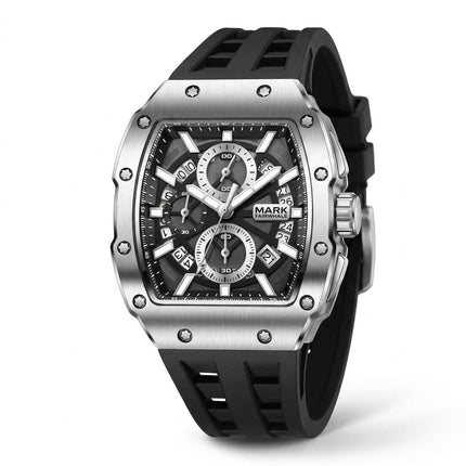 Mark Fairwhale FW-5960 BARONIX - Men’s Tonneau Chronograph Watch - Sporty