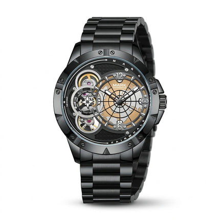 Mark Fairwhale FW-6005 ORBIMAR - Men’s Skeleton Automatic World Map Watch