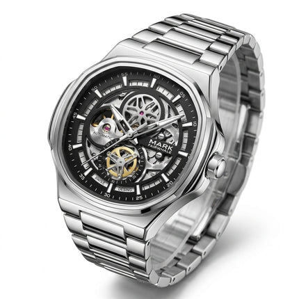 MARK FAIRWHALE FW-6043 Skeleton Automatic Watch - Skeleton Automatic Watch