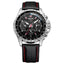 MEGIR Men's Chronometer Date 45mm Watch Silver / Black