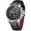 MEGIR Men's Chronometer Date 45mm Watch Silver / Black