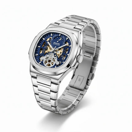 Mark Fairwhale FW-6012 LUNASKEL – Skeleton Moon Phase Automatic Watch