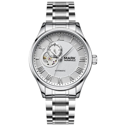 Mark Fairwhale LUMIVOR 44mm Men’s Automatic Skeleton Watch White