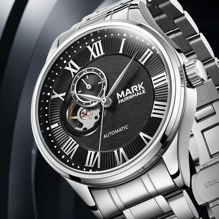 Mark Fairwhale LUMIVOR 44mm Men’s Automatic Skeleton Watch White