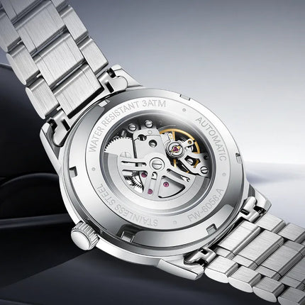 Mark Fairwhale LUMIVOR 44mm Men’s Automatic Skeleton Watch White