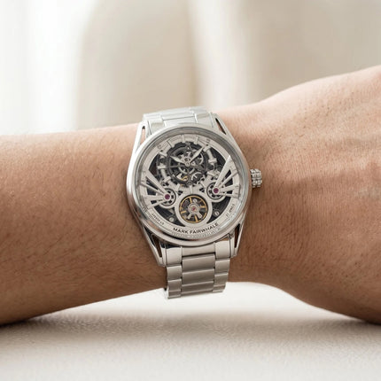 Mark Fairwhale Turbine – Men’s Skeleton Automatic Watch