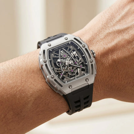 Mark Fairwhale FW-6650 TONNEXOR - Men’s Tonneau Skeleton Automatic Watch