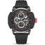 MEGIR Men's Military Sport Chronograph Black Watch