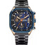 MEGIR Men's SQUARE-X Chronograph Rose Gold / Blue Watch