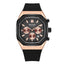 MEGIR Men's Oaki Chronograph Rose Gold / Black Watch