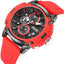 MEGIR Men's Military Sport Chronograph Red Watch