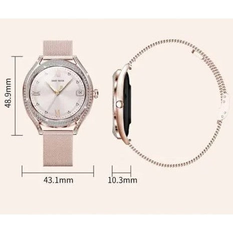 NORTH EDGE Women's Femme Zircon Bling Smart Watch