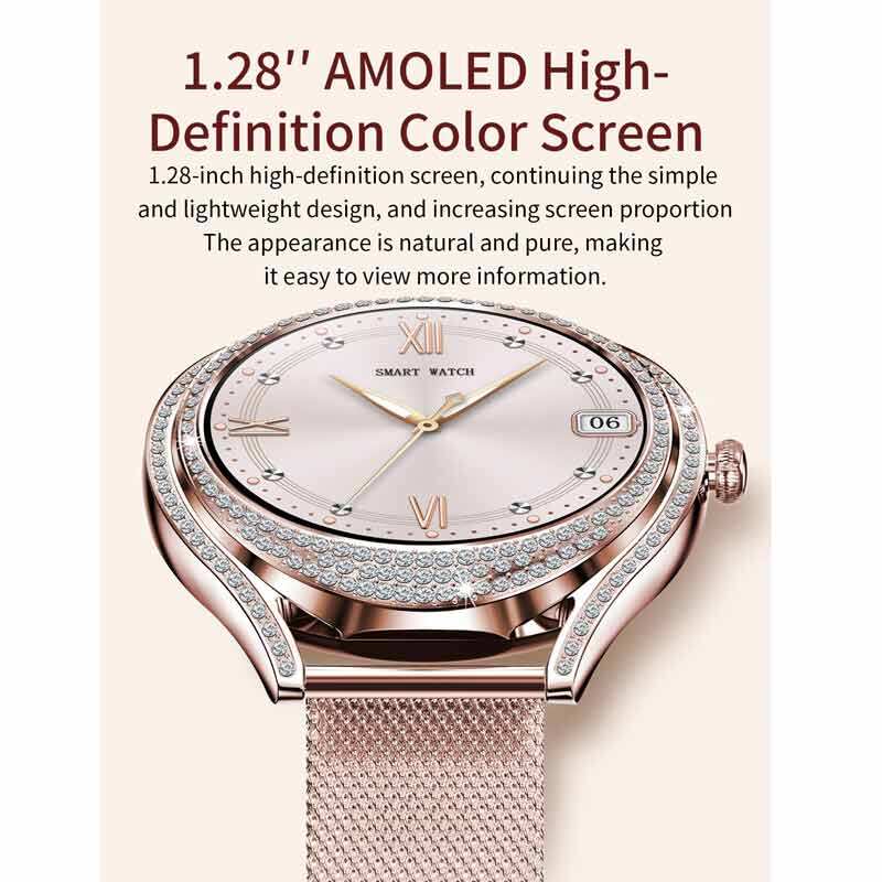 NORTH EDGE Women's Femme Zircon Bling Smart Watch