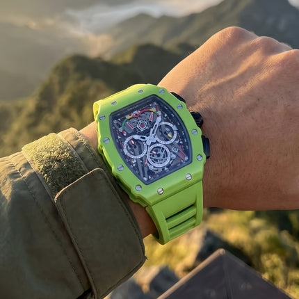 R1.00 Auction**ONOLA Men's Avantgarde Chronograph Watch Lime