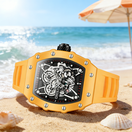 R1.00 Auction**ONOLA Men's Freak Show Watch Oranges