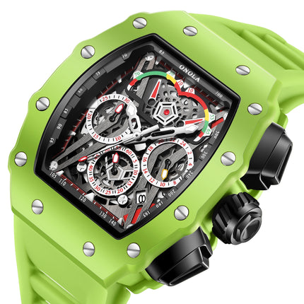 R1.00 Auction**ONOLA Men's Avantgarde Chronograph Watch Lime