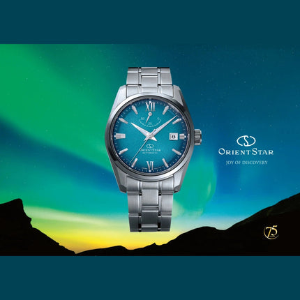 ORIENT STAR 75th Anniversary Limited Edition Automatic Contemporary Date Power Reserve Watch RE-AU0114E00B