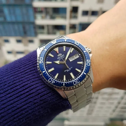 Orient Mako Kamasu 42mm Steel Automatic Watch RA-AA0824L