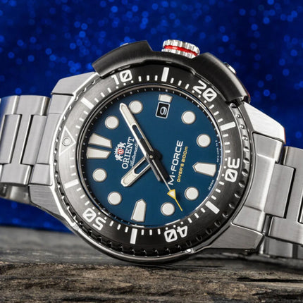 R1.00 AUCTION**ORIENT** Men's M-FORCE Automatic Divers Watch RA-AC0L07L00B