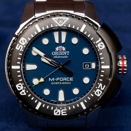 R1.00 AUCTION**ORIENT** Men's M-FORCE Automatic Divers Watch RA-AC0L07L00B