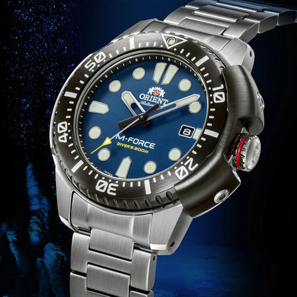 R1.00 AUCTION**ORIENT** Men's M-FORCE Automatic Divers Watch RA-AC0L07L00B
