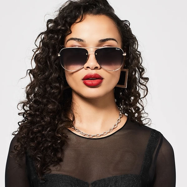 QUAY HIGH KEY RIMLESS Sunglasses