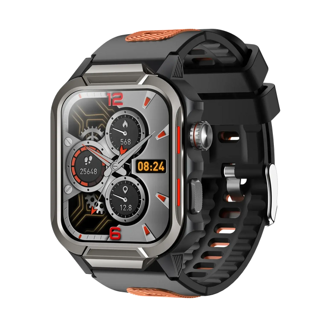 generik smart wearables ARMOR Military Outdoor Smart Watch - With Space Gray Frame