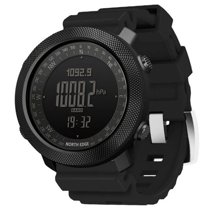 NORTH EDGE Tactical Apache Silicone Watch Black
