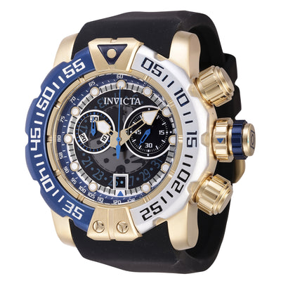 INVICTA Men's Sea Hunter 57mm Next Gen Chronograph Watch Gold/Blue