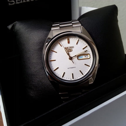 SEIKO 5 Sports Automatic 37mm Men's Watch Silver/Jubilee Bracelet