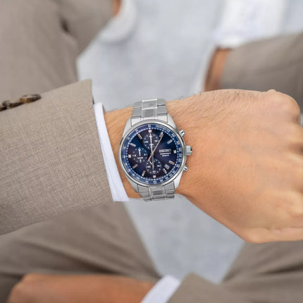 Seiko Chronograph SSB377P1 Men's Watch