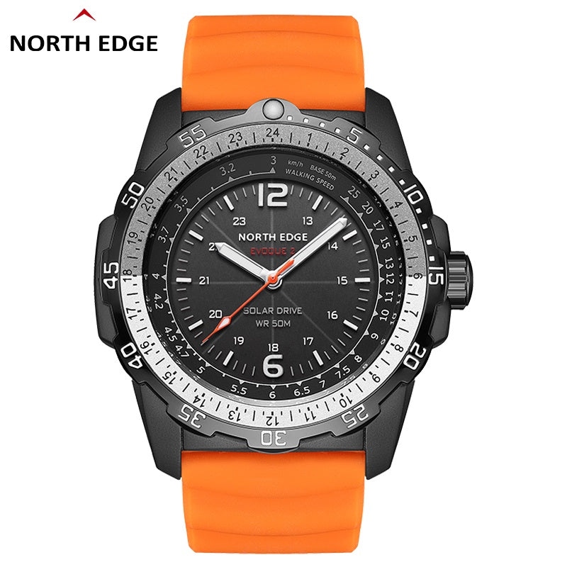 NORTH EDGE Tactical Evoque 2 Solar Drive Watch Orange