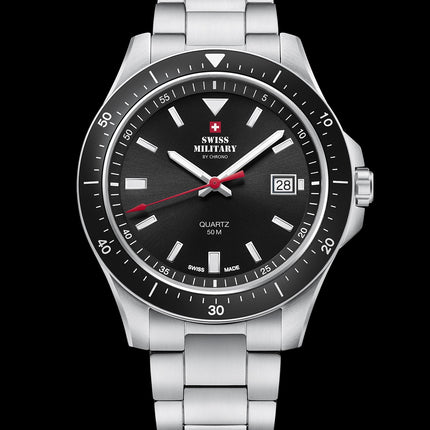 Swiss Military SM34082.01 – Swiss Made Sports Watch for Men