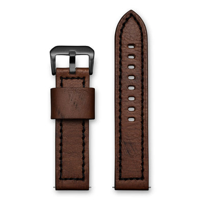  Aeromeister Amsterdam S26 Wood brown strap with black stitching