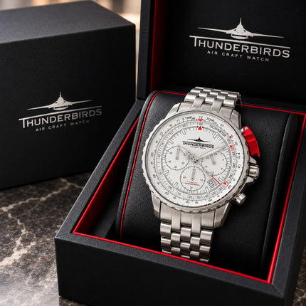 THUNDERBIRDS F-16 Falcon Pro Harrier Professional White Watch