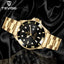 TEVISE Tribute Automatic Gold/Black Watch