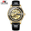 TEVISE Dream Automatic Leather Gold/Gold Watch